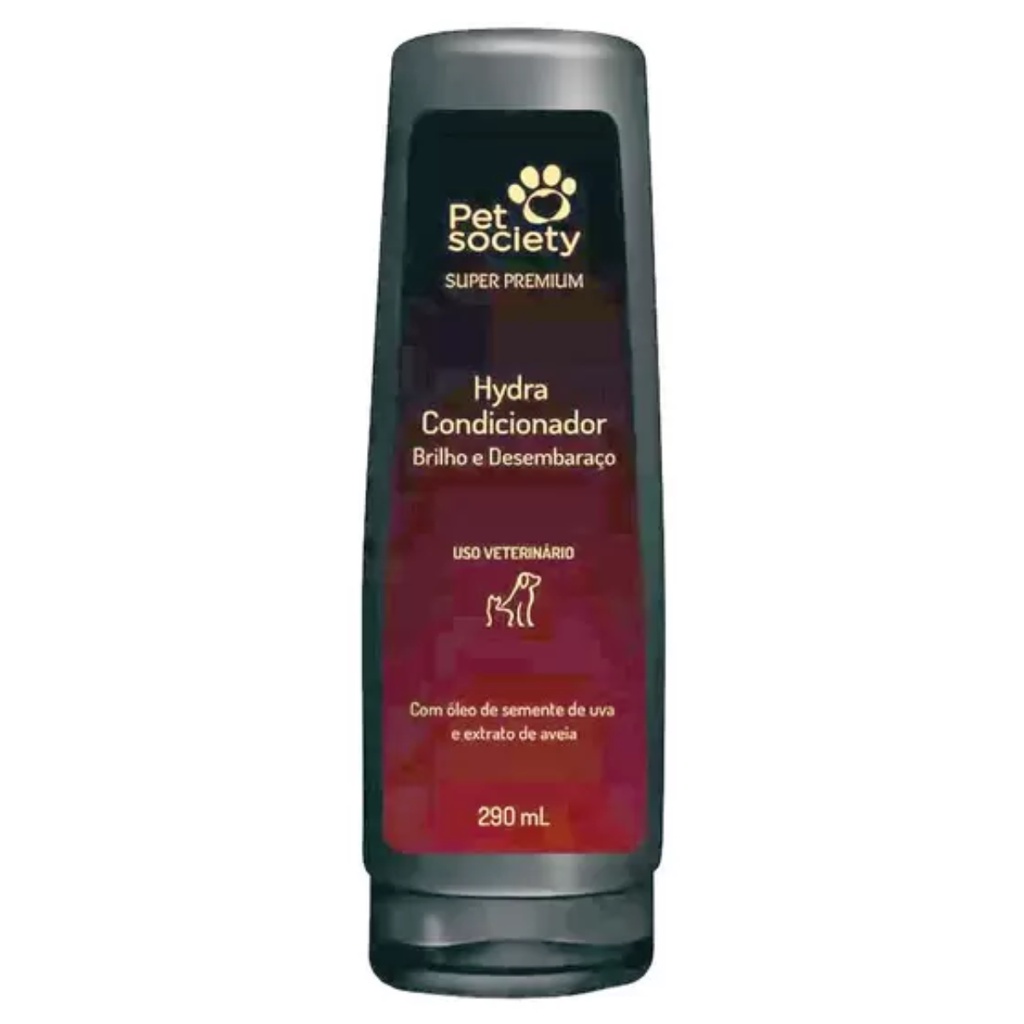 Condicionador Super Premium Pet Society Hydra - 290ml