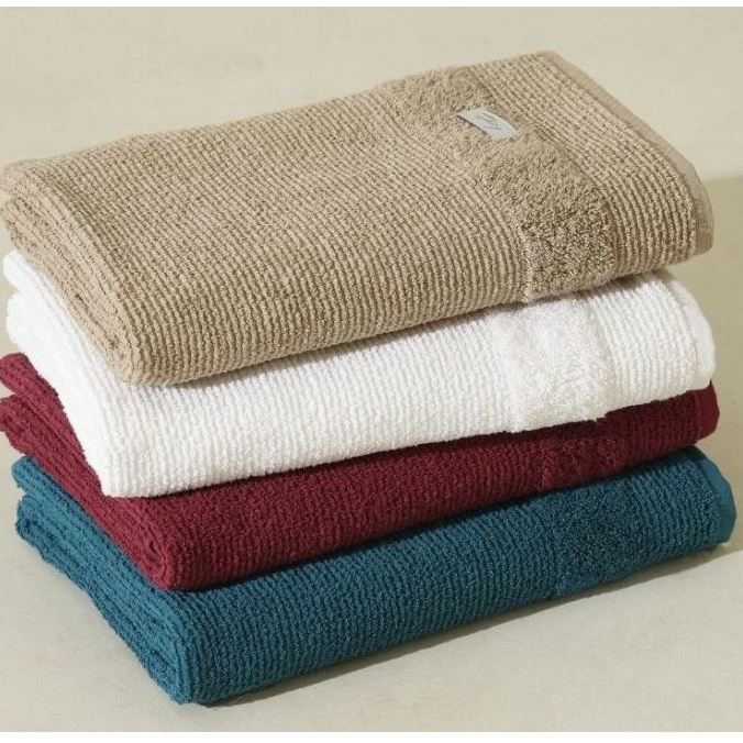 Toalha de Rosto Super Luxo Grande Felpuda 100% Algodão 48cm x 80cm