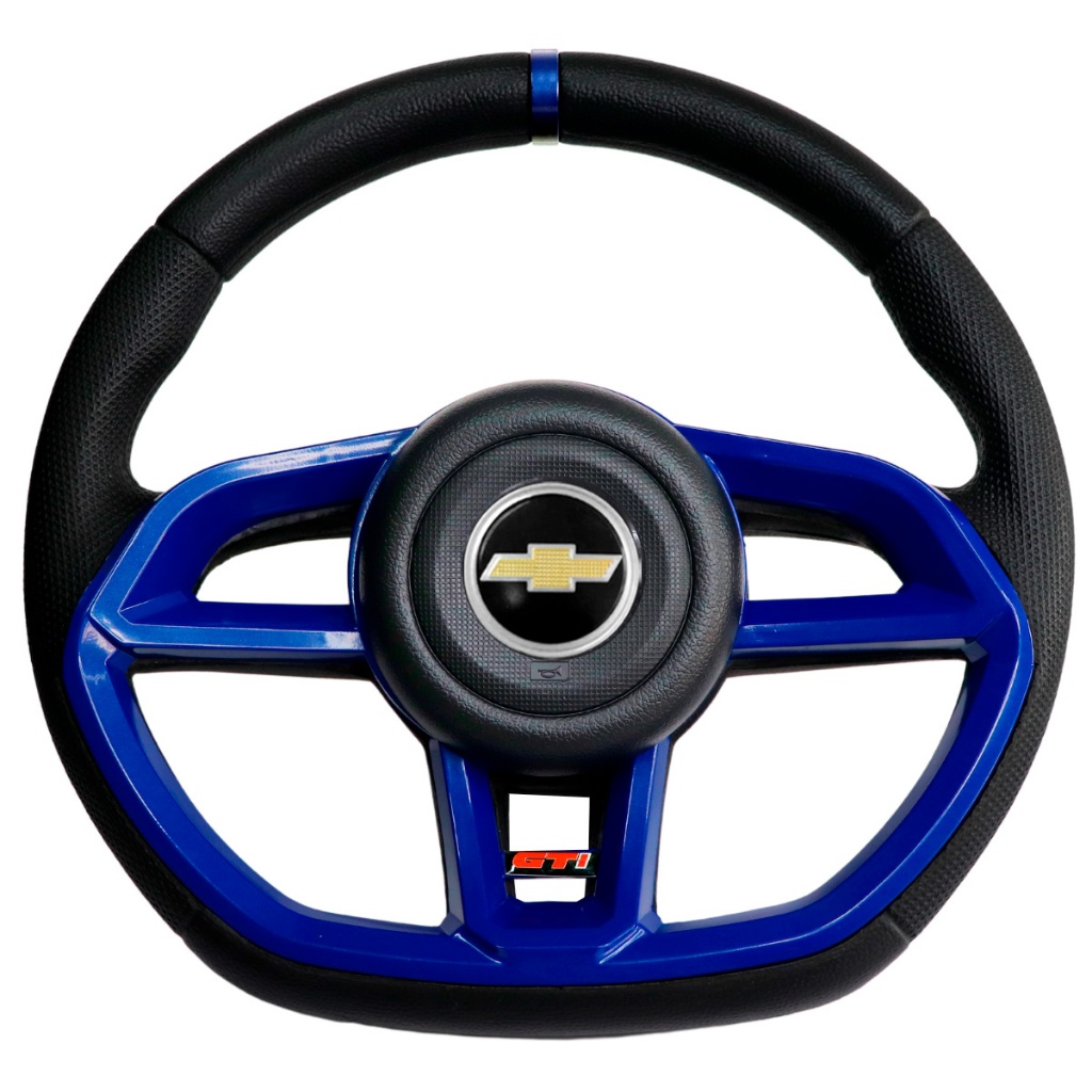 Volante Esportivo Gti Grafite Para Chevrolet D20 A10 C10 1985 1986 1987 1988 1989 1990 1991