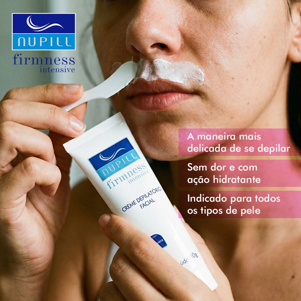 Creme depilatório Nupill facial