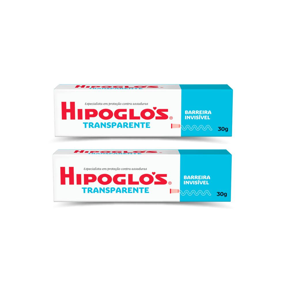 Kit com 2 Cremes Preventivo Contra Assaduras Hipoglós Transparente 30g