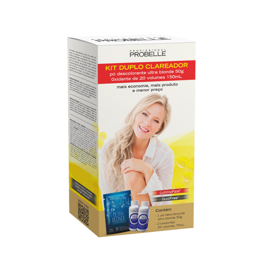 Kit Duplo Clareador - Probelle
