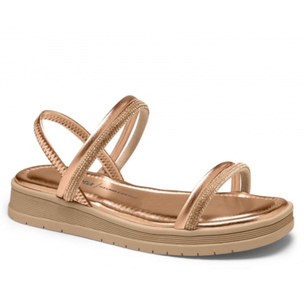 Sandalia Dakota Papete Strass Plataforma Feminina Conforto Original
