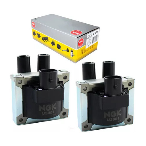 Kit 02 Bobina De Iginção Palio Weekend 1.0 8v Original Ngk