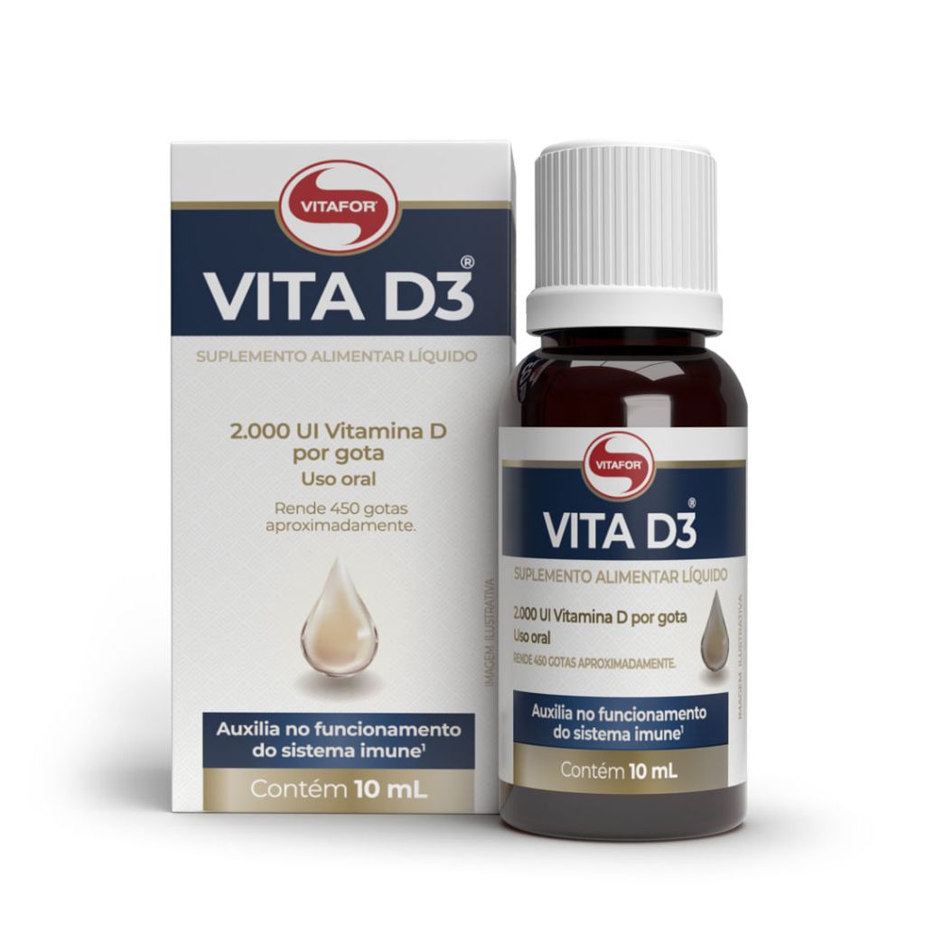 Vitamina D3 Gotas 2000 UI - Vitafor