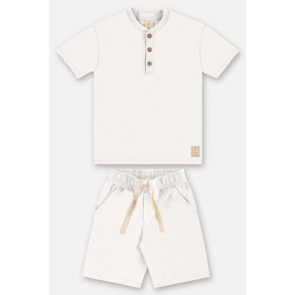 Conjunto com Camiseta e Bermuda Up Baby