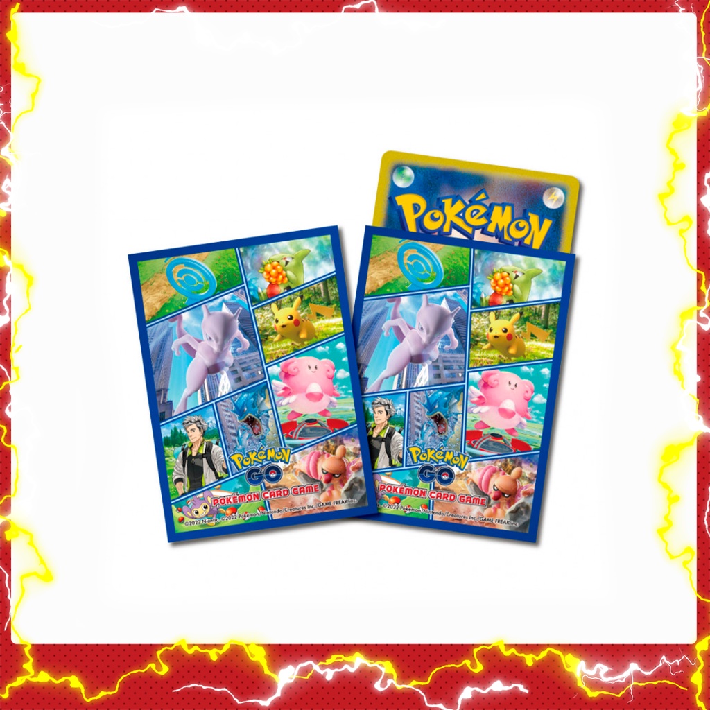 Protetor de Cartas Sleeve Pokémon GO - Coleção Japonesa Pokémon Magic