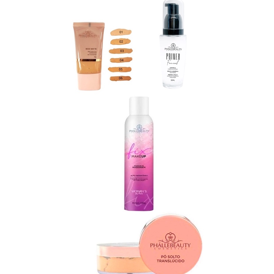 Kit para maquiagem Facial PhalleBeauty