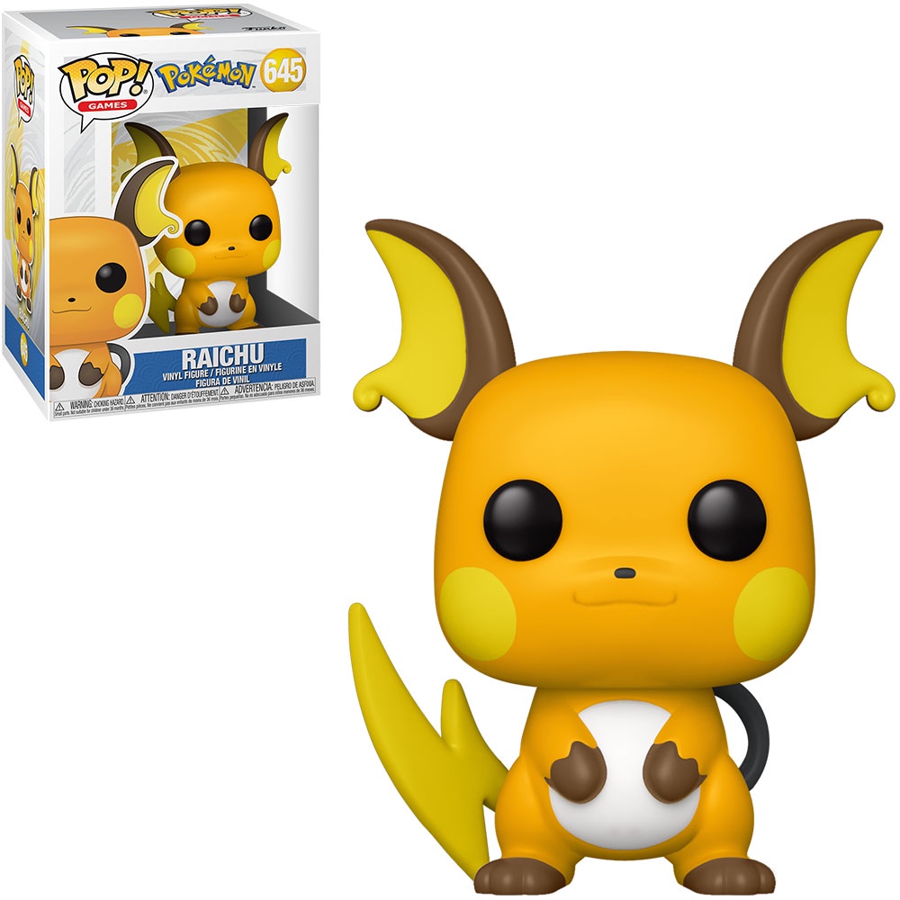 FUNKO POP POKÉMON - RAICHU 645 NOVO ORIGINAL