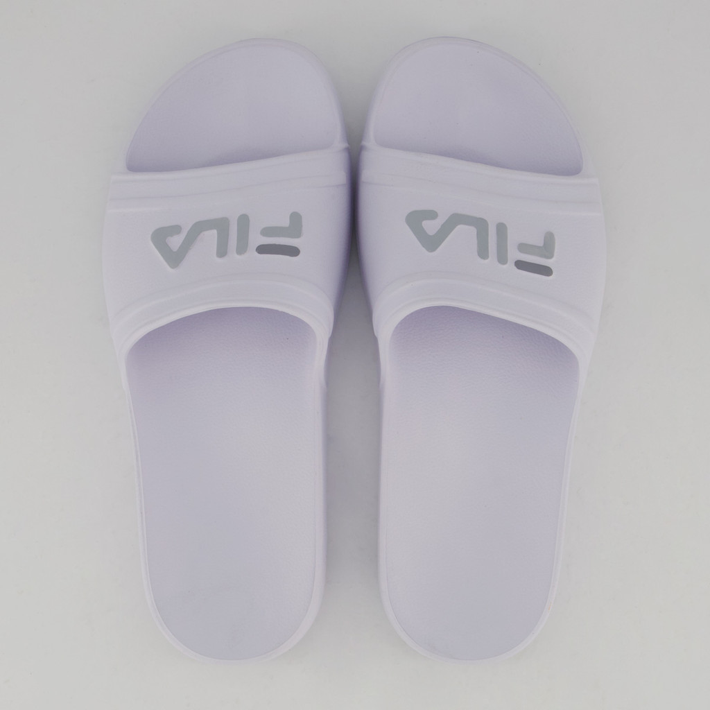 Chinelo Fila Drifter Sleek Slide Branco e Cinza