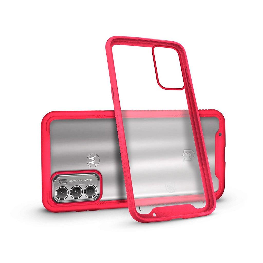 Capa Case Capinha Stronger Rosa p/ Moto G60 Gshield | Proteção Reforçada, Anti-impacto