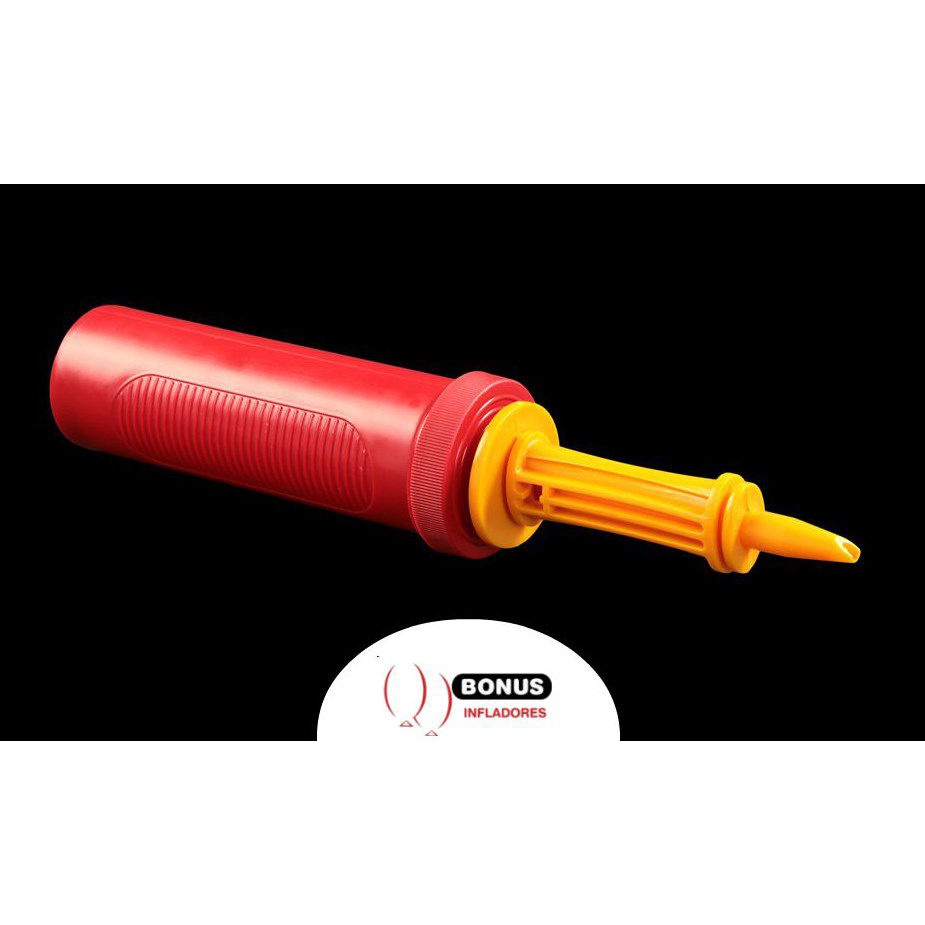 Inflador a Ar Manual Vermelho - 01 Unidade - Bonus Infladores
