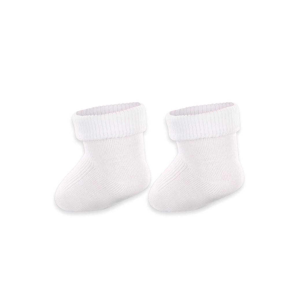 Kit 2 Pares de Meias Bebê Cano Médio Lupo 2002-088