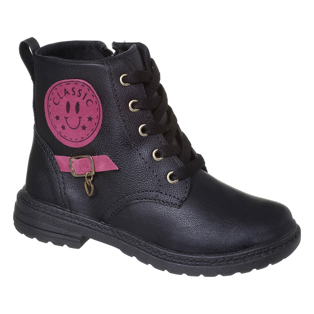 Bota Feminina Infantil Coturno Menina Feminino Infantil