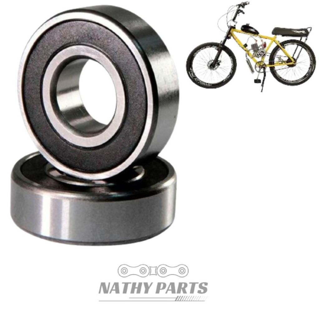 Rolamento eixo da Embreagem/Pinhao Virabrequim Bicicleta Motorizada Bike Motor Moskito 2x