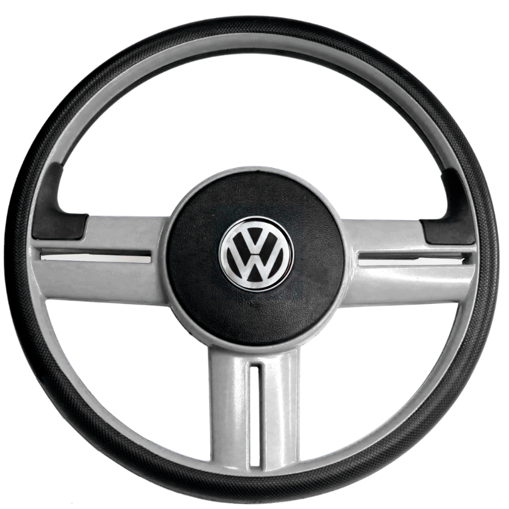 Volante Esportivo Rallye Prata  Gol Parati Saveiro Santana G2 G3 G4 Golf Polo Cordoba Bora