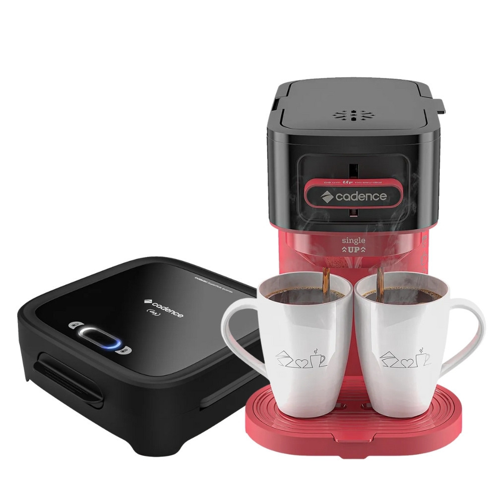 Kit Cadence Cafeteira Elétrica CAF230 e Sanduicheira SAN400 110V