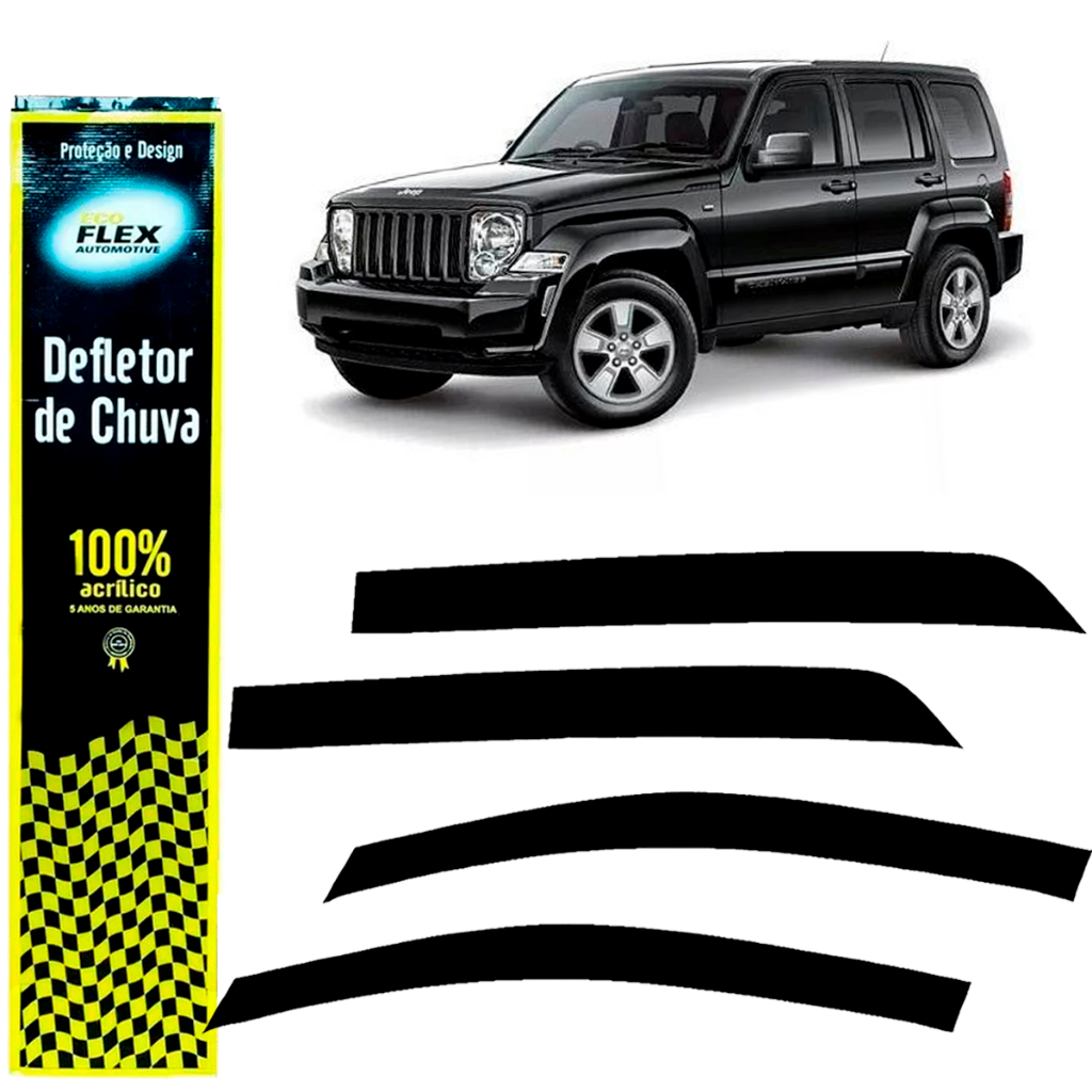 Calha De Chuva Jeep Cherokee Sport Limited Todos 4 Portas