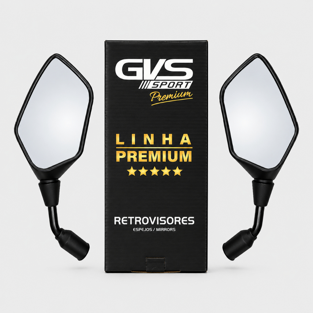 Retrovisor Moto Honda Elite 125 Lente Convexa Gvs Premium