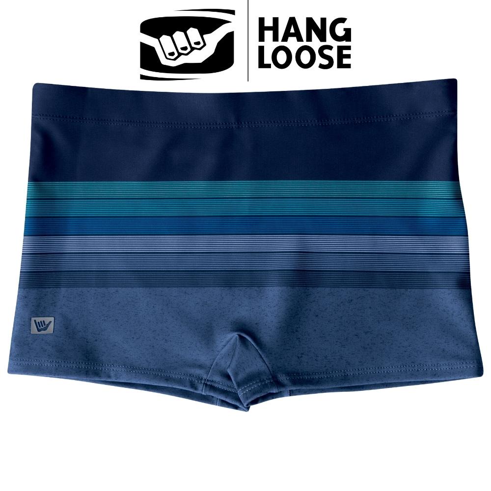 Sunga Masculina Hang Loose Boxer Box Estampa Listrada Moda Praia Com Cordao de Regulagem Adulto