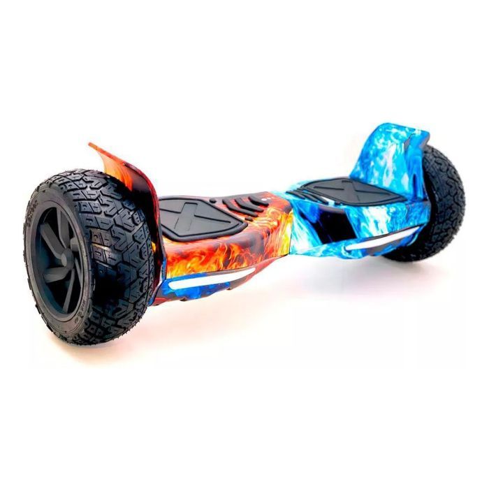 Hoverboard Skate Elétrico Original 8.5 Offroad Led Bluetooth Fogo e Gelo
