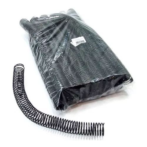 Espiral Para Encadernação Preto 07mm Para 25 Folhas 100 Und