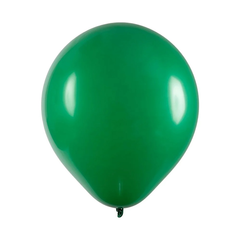 Balão Redondo Profissional Verde 5 12cm 50un - Art-Latex