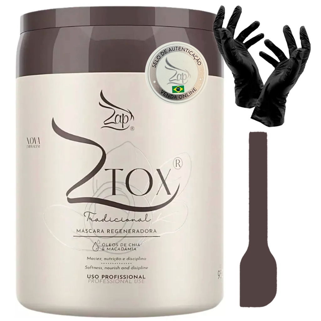 Ztox Professional Zap Cosméticos 950g 400g Tradicional + Brinde