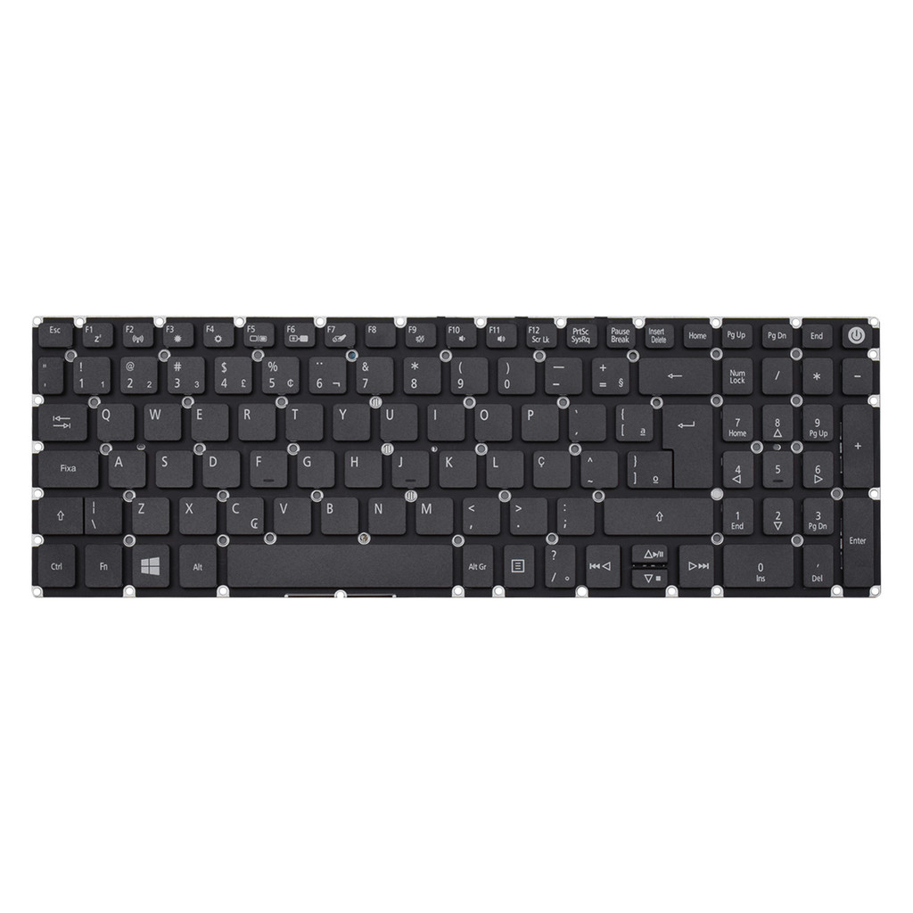 Teclado para Notebook Acer Aspire E5-574-592S ABNT2 - F2 WI-FI