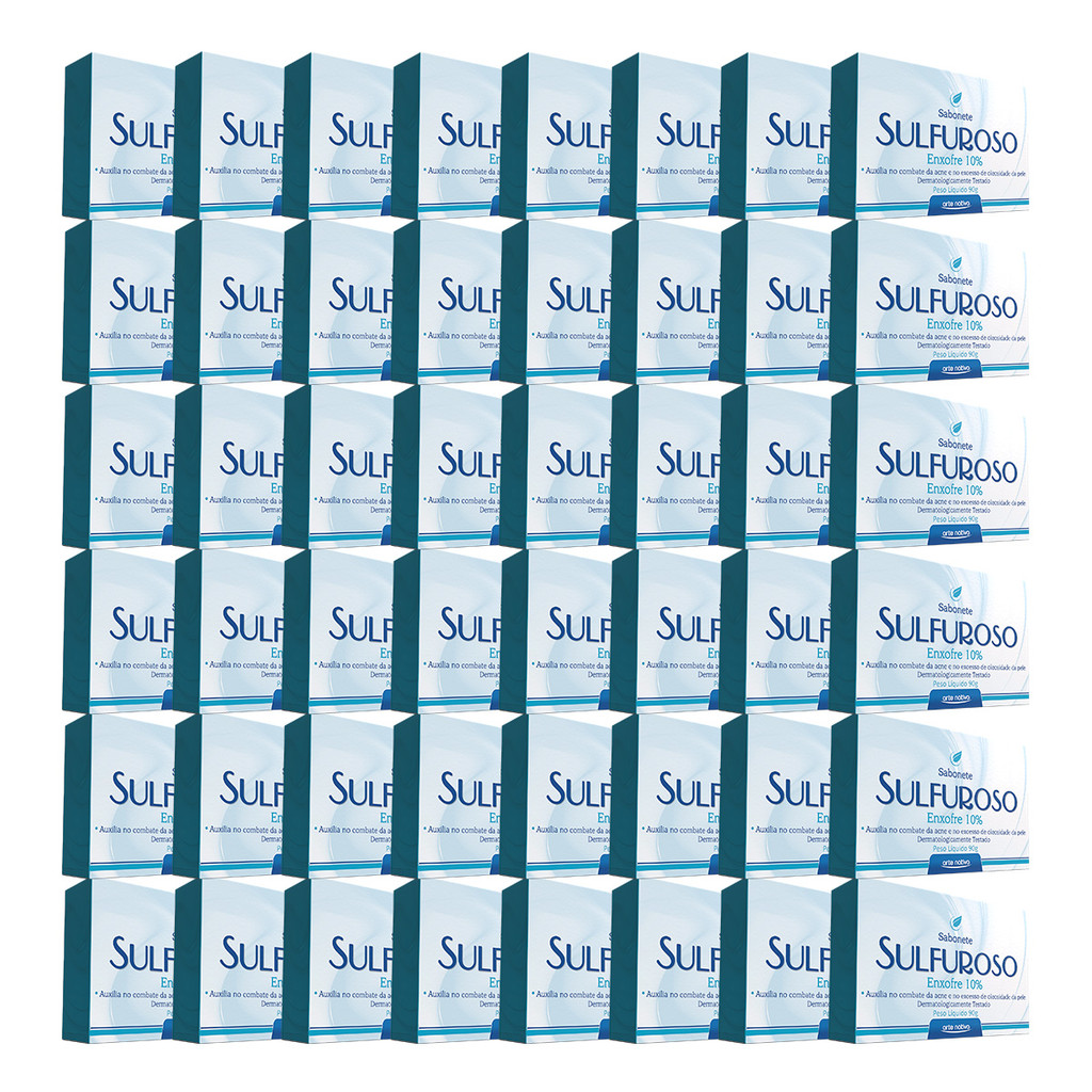 Kit 48 und Sabonete Enxofre Sulfuroso Arte Nativa 90g