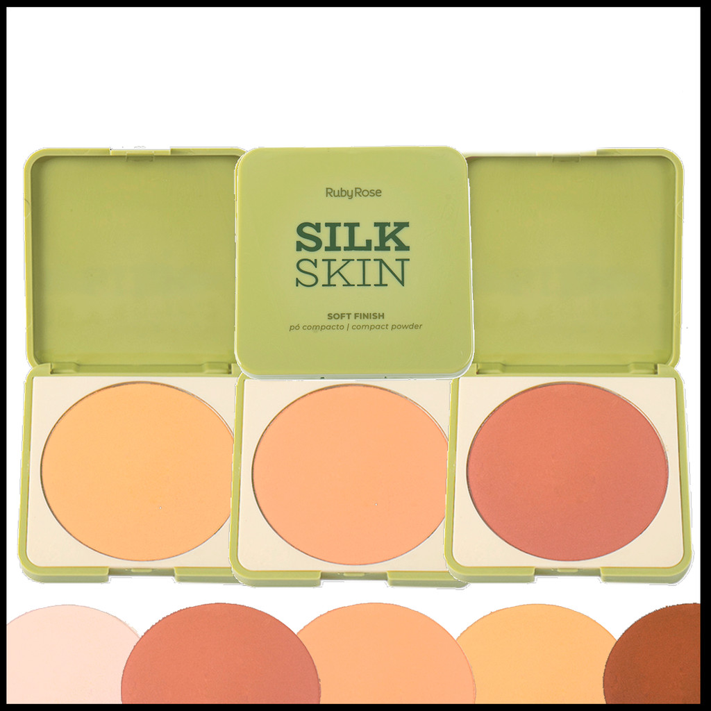Po Compacto Ruby Rose Silk Skin Soft Finish HBT1400-G1
