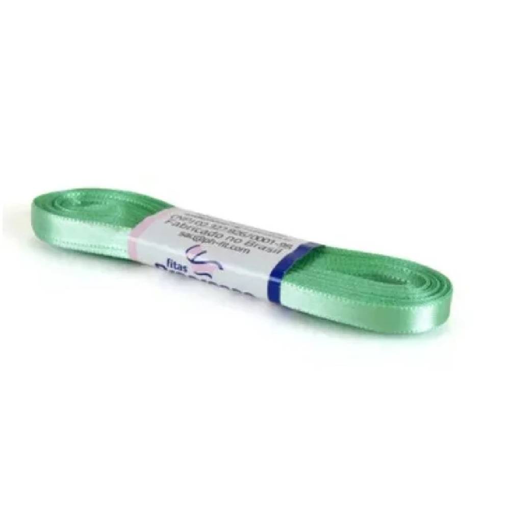 Fita de Cetim Progresso 7mm nº1 - 10m 232 Verde Menta - 1un