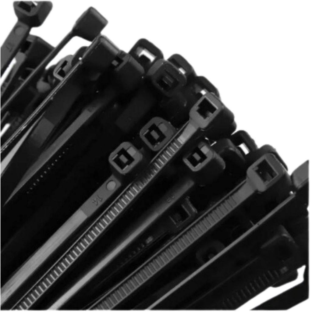 100 Cinta Plastica 10 Cm Abracadeira De Nylon Fita Hellerman Enforca Gato Pacote Com 100 Unidades