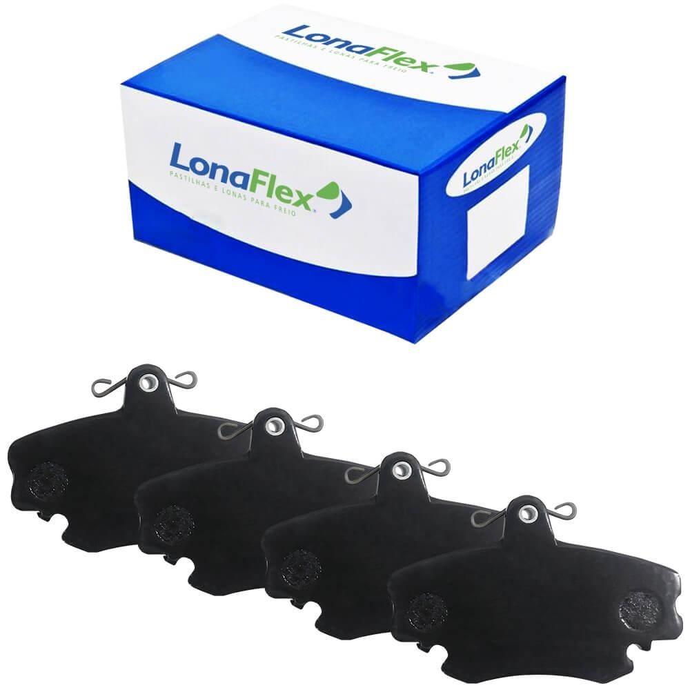 Kit Pastilha Freio Clio Logan Sandero Dianteira Girling