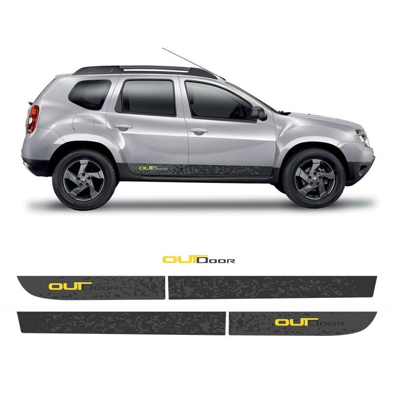 Faixa Duster Outdoor 2015  Adesivo Lateral Renault Completo