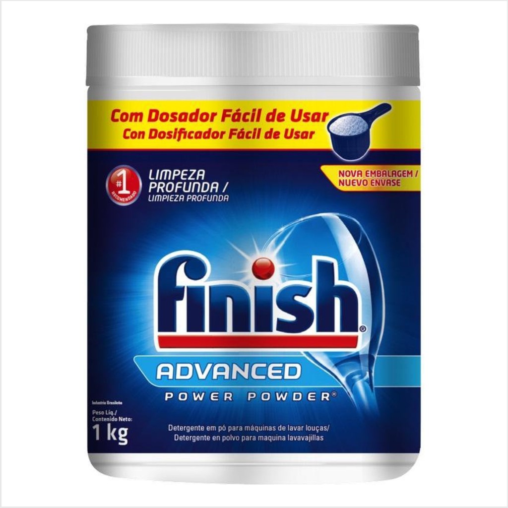 Detergente para Lava Louças em Pó Finish 1kg