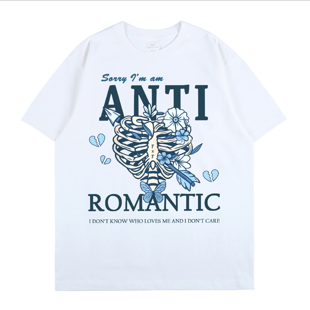 Camiseta T-shirt Unissex Algodão Anti Romantic TXT Kpop Grupo