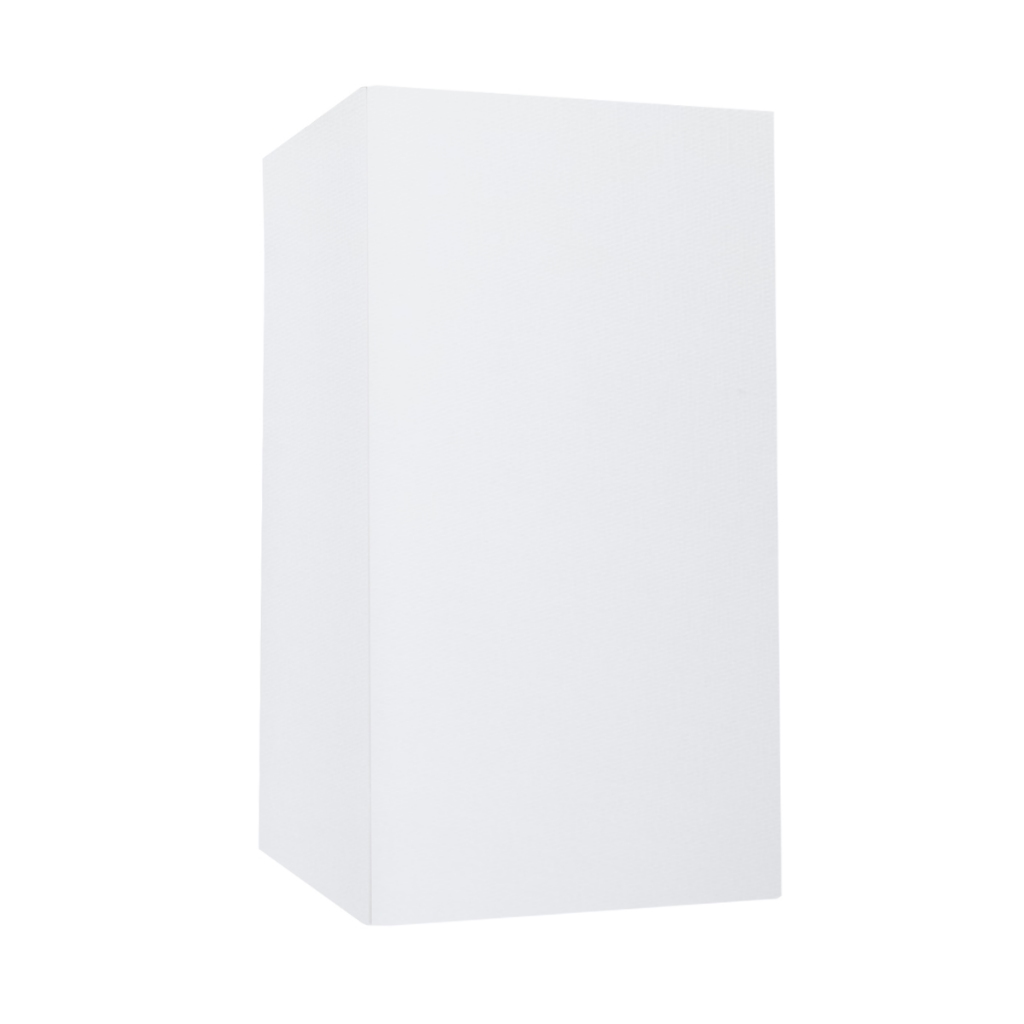 Cupula de Abajur luminaria 23x13x13cm tecido algodão soquete Importado Ref 49 Cor bege, Preto branco