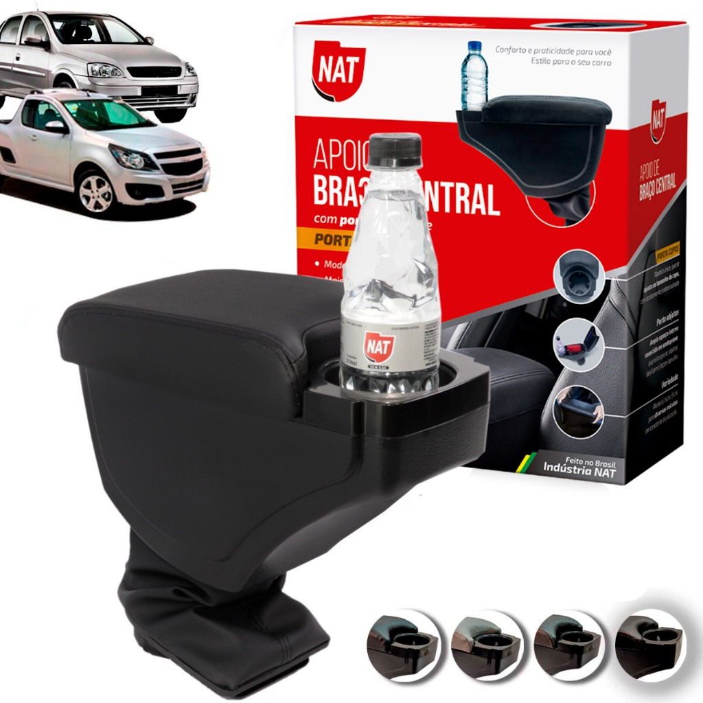 Apoio de Braço Corsa Joy Maxx 2002 Até 2012 E Montana 2004 Até 2010 C/ Porta Copo
