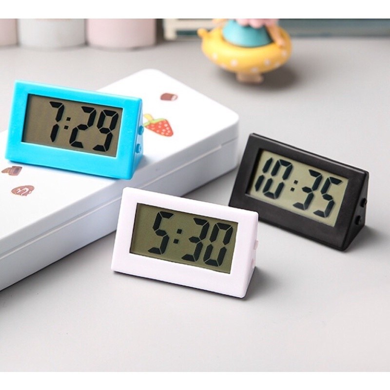 Mini Relógio De Mesa Eletrônico Silencioso Portátil