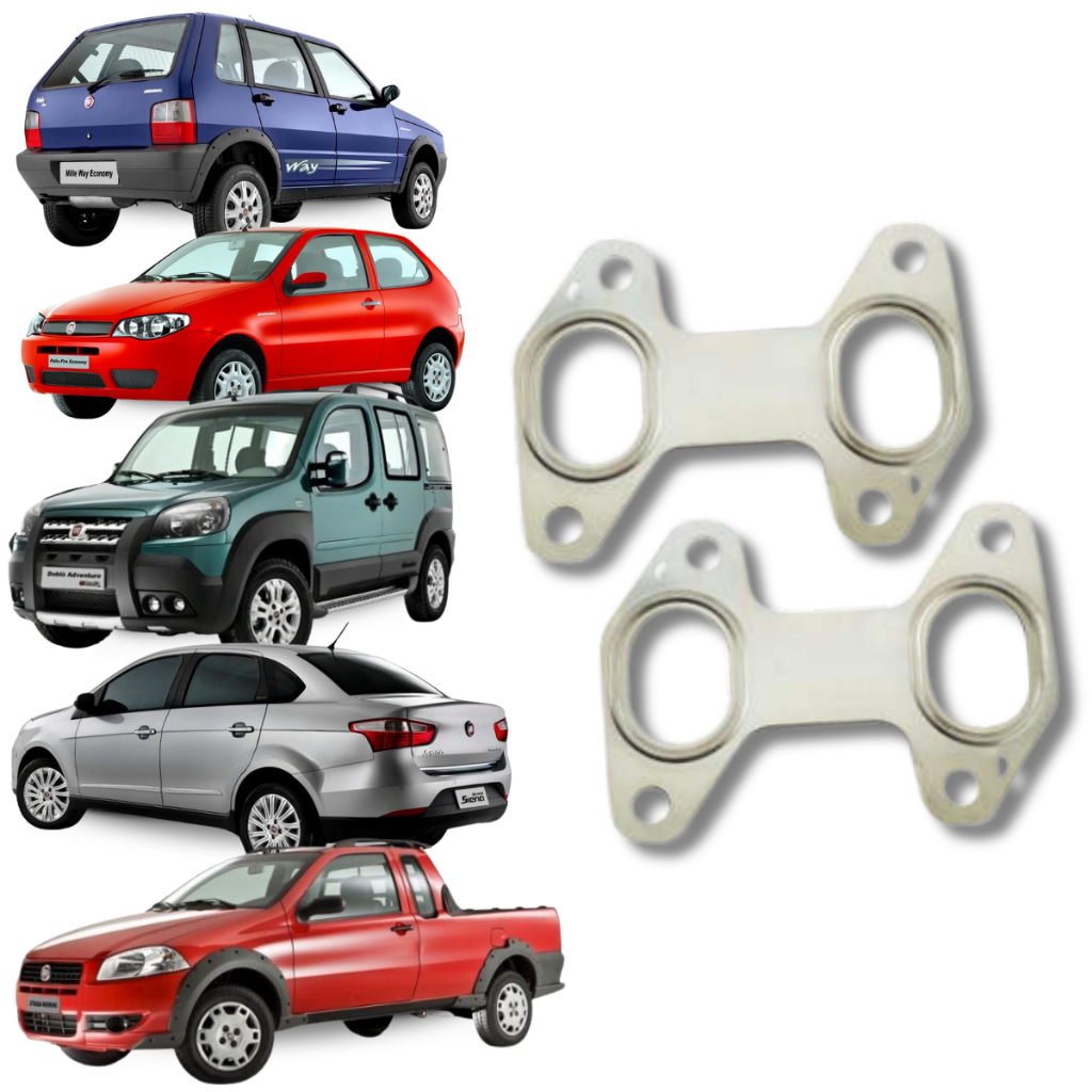 Junta Coletor Escape Fiat Fiorino Fire Evo 1.4 8v Fire 1.3 8v Bastos