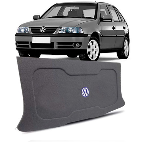 Tampão Porta Malas Volkswagen Gol G3 2/4 Portas 1999 a 2005 R-Acoustic Bagagito Carpete Cinza