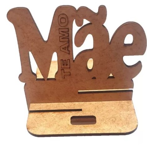 20 Porta Celular Dia Das Mães Lembrancinha Em Mdf modelo 4