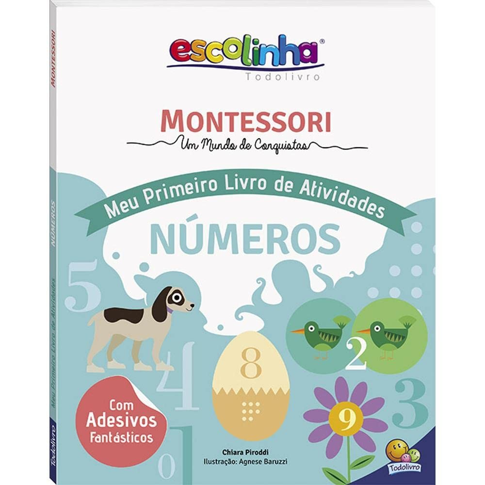 Escolinha Montessori | Meu Primeiro Livro de Atividades | Números