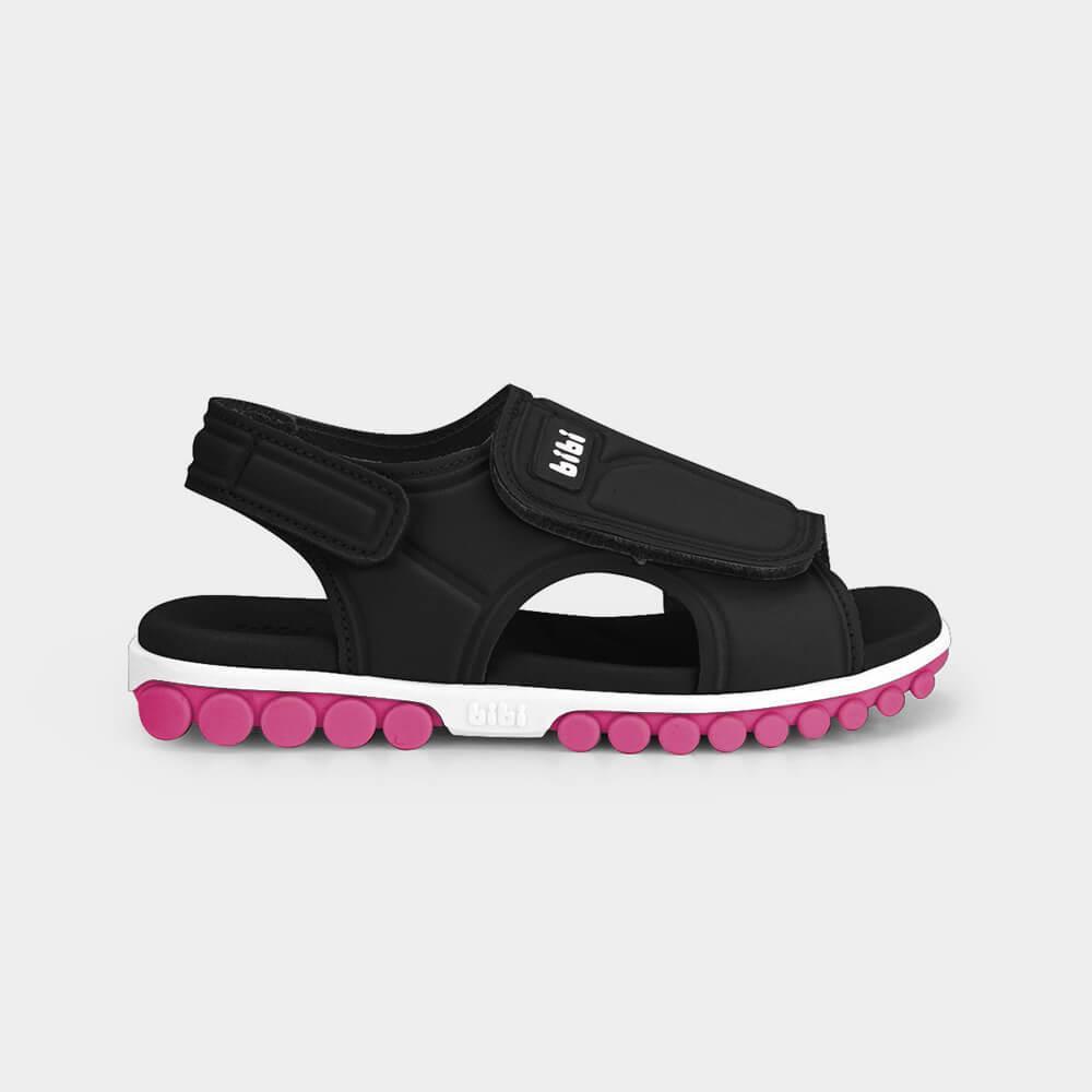 Papete Infantil Bibi Summer Roller Sport 2.0 Preta com Rosa 1240043