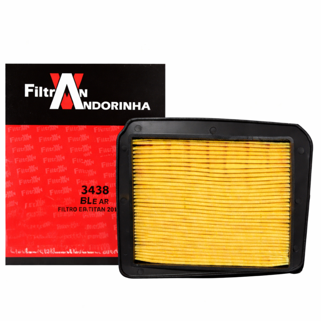 Filtro Ar Moto CG Titan Fan Start Cargo 125 150 160 2014 a 2025 Original Filtran
