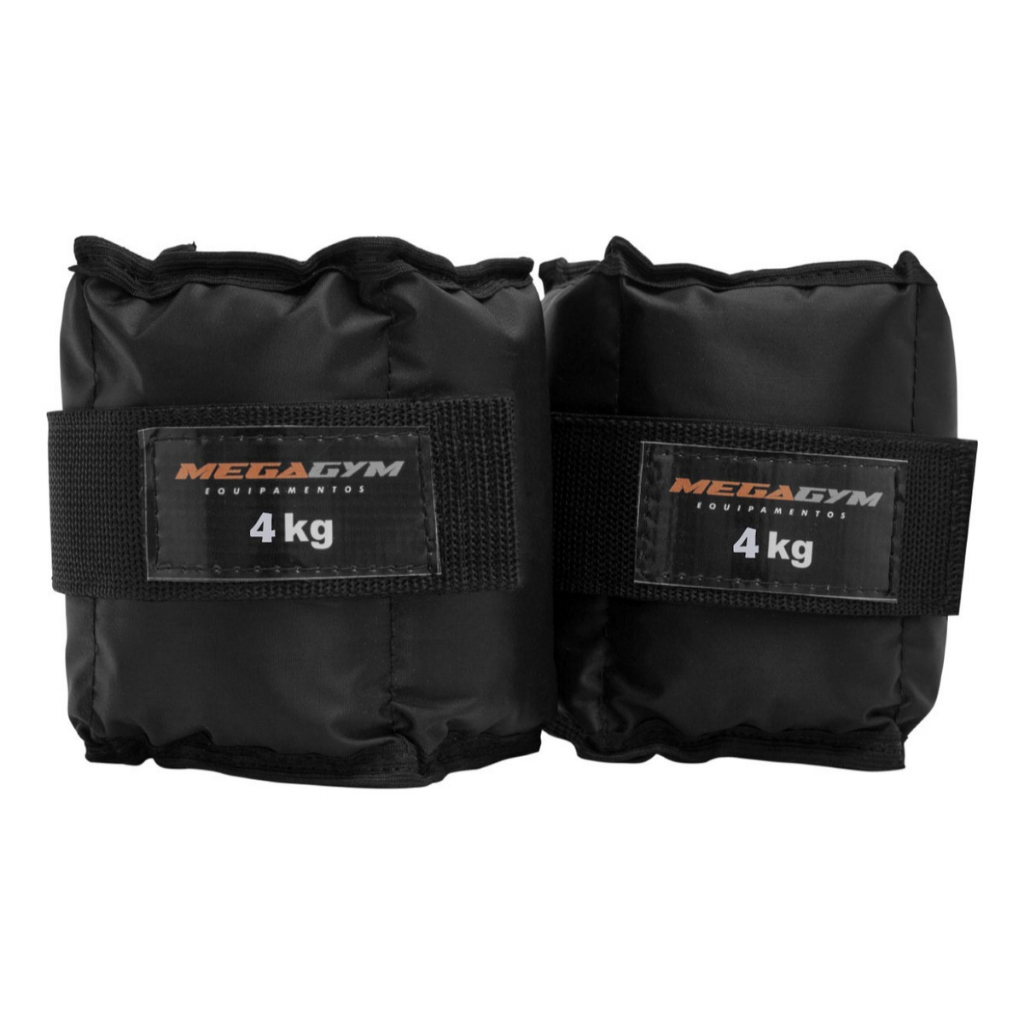 Caneleira De Peso Tornozeleira 4kg Musculação Ginastica Exercícios Treino Profissional Academia