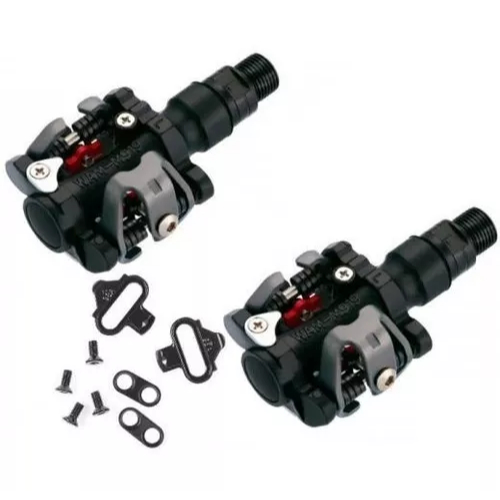 Pedal Clip Wellgo M919 Mtb Preto C/ Tacos = M505 M520 Mtb