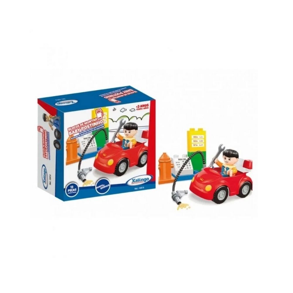 Brinquedo de montar Blocos Baby Postinho Xalingo - 13376