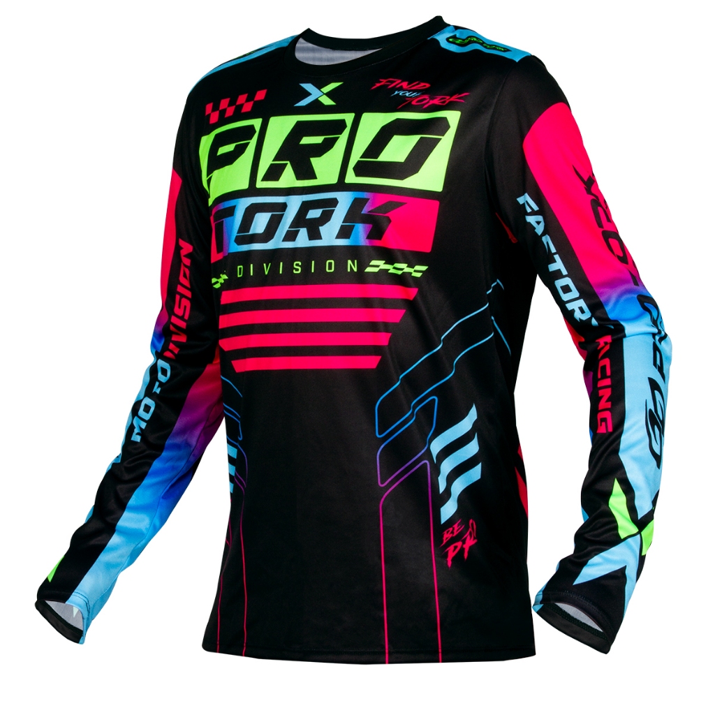 Camisa Adulto Pro Tork Next Em Poliéster Gola Redonda Confortável Off Road